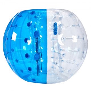 Bola Inflable de Choque 1-Pack, 5FT/1.5M Bolas Zorb Sumo para Adolescentes y Adultos, Bolas de Burbuja Humana de PVC de 0.8mm para Juegos de Equipo al Aire Libre, Juguetes de Choque para Jardín, P...