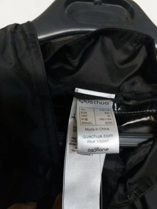 Chubasquero Negro XXL