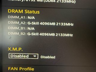 Memoria RAM DDR4 G.Skill 8GB (2x4GB) 2666MHz
