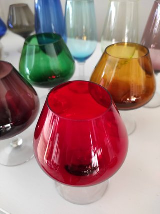 Calice da liquore vintage in cristallo