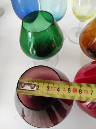Calice da liquore vintage in cristallo