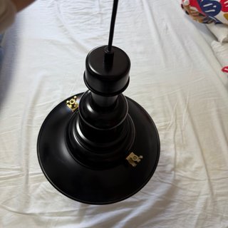 Conjunto lamparas de Ikea color negro