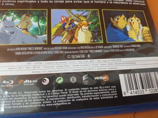 La Princesa Mononoke Blu-ray