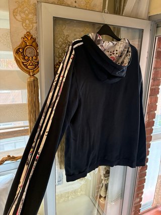 Chaqueta Adidas Talla XL Negra Multicolor