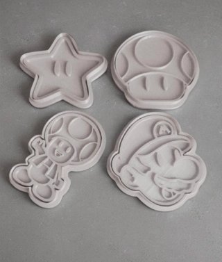 Formine Tagliabiscotti Super Mario