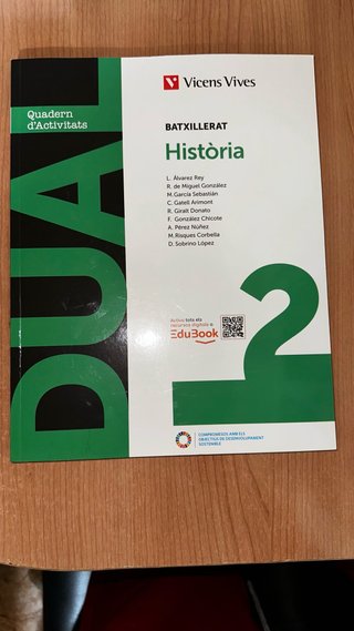 Història, 2 Batxillerat, Dual Quadern d'activitats