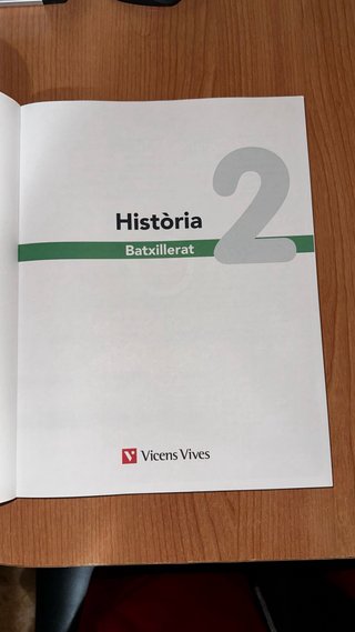 Història, 2 Batxillerat, Dual Quadern d'activitats