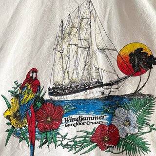 Camisa Vintage Náutica Velero Años 90