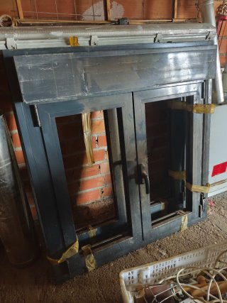 Ventanas de aluminio gris