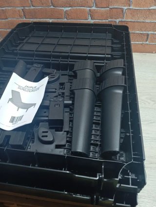 Lettino da Giardino Pieghevole con Cuscino Keter