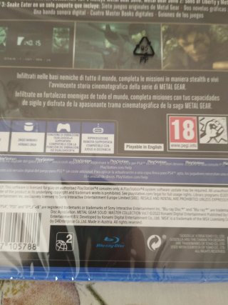 Metal Gear Solid Master Collection Vol. 1 PS4