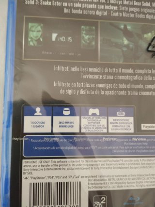 Metal Gear Solid Master Collection Vol. 1 PS4