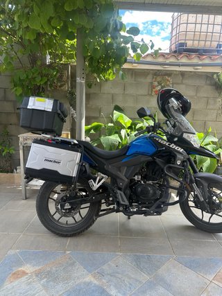 Macbor 125 Adventure Negra/Azul
