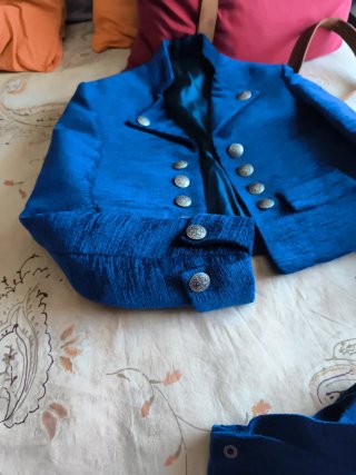 Traje Torrenti Azul Chaquéta Pantalón Chaleco