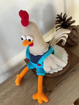 Gallo amigurumi crochet