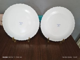 BANDEJAS FRANCESAS LUMINARC FLORES AZULES