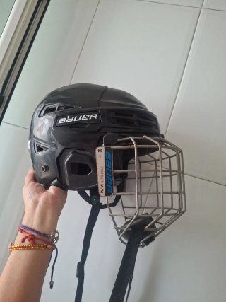 Casco y máscara Bauer hockey  Niño