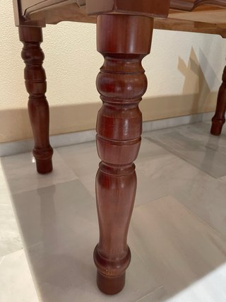 Mesa de salón extensible madera maciza