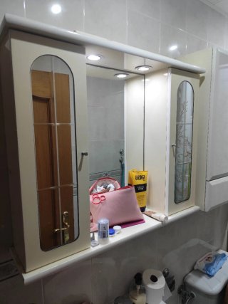 Mueble de baño estrecho pack