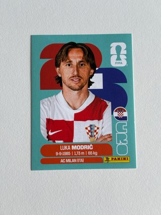 Cromo Luka Modrić Mundial 2026 Panini