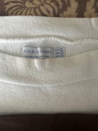 Conjunto 2 Camisetas Zara Punto Manga Larga