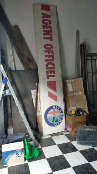 Cartel Alfa Romeo Agente Oficial