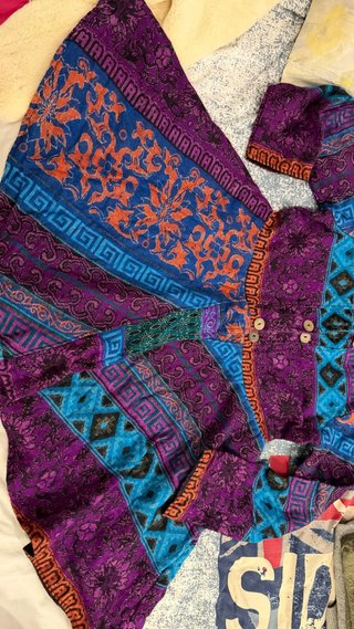 Abrigo estilo indio talla única