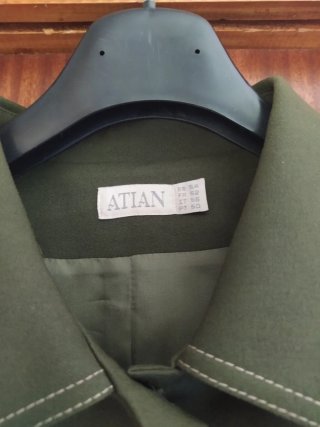Set blazer e pantaloni donna verde