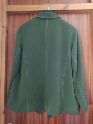 Set blazer e pantaloni donna verde