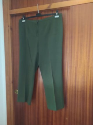 Set blazer e pantaloni donna verde