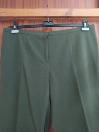 Set blazer e pantaloni donna verde