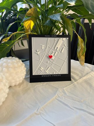 Mappa Cuore Personalizzata – Idea Regalo Coppia