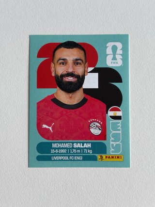 Cromo Mohammed Salah Mundial 2026