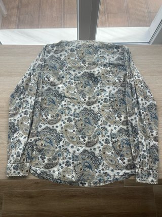 Blusa corte al pecho estampado