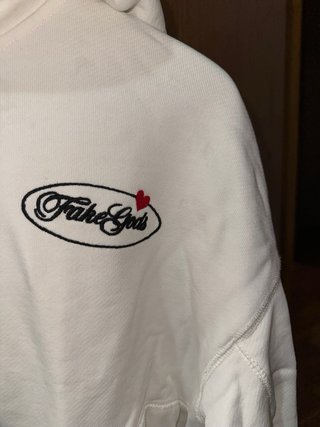 Sudadera Fake Gods Blanca Talla L