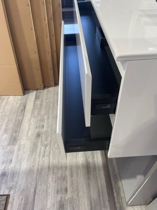 Mueble de baño 120cm blanco 1 seno