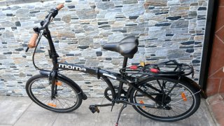 Bicicleta Plegable Moma Light 24 Negra