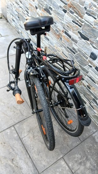Bicicleta Plegable Moma Light 24 Negra