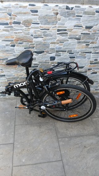 Bicicleta Plegable Moma Light 24 Negra