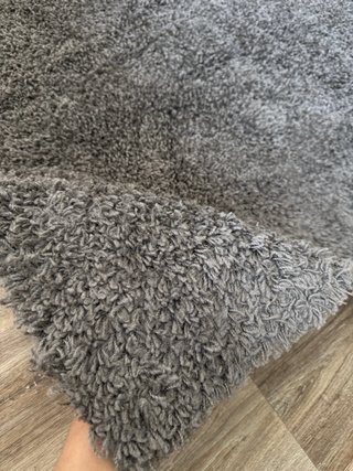 Tappeto Shaggy grigio/marrone pelo lungo