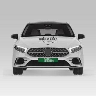 Pegatina AC/DC para coche