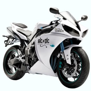 Pegatina AC/DC para coche/moto