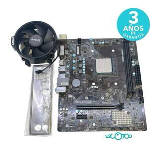 Placa Base MSI A320M-PRO + Ryzen 3 1200
