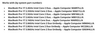 Mando a distancia Apple A1156