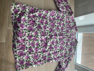 Blusa Precchio corte al pecho estampado floral