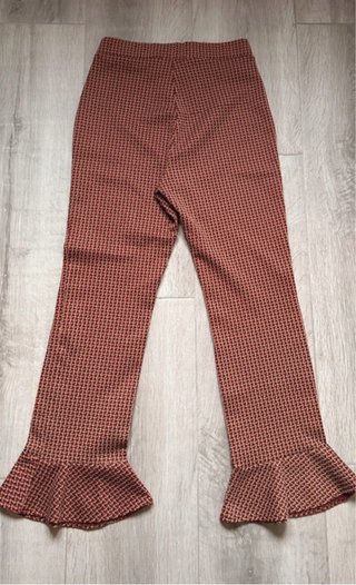 Pantalones pata de gallo Pull & Bear Talla M