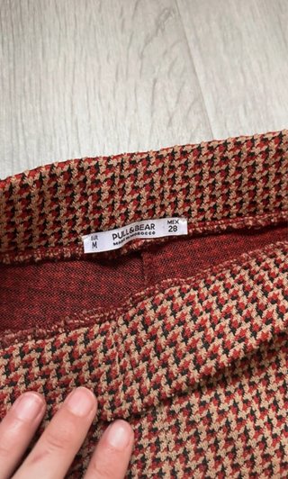 Pantalones pata de gallo Pull & Bear Talla M