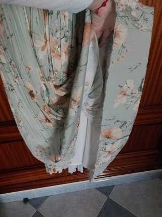 Falda H&M floral plisada