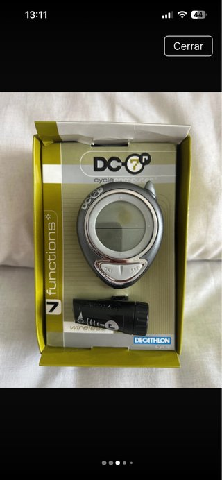 Ciclocomputador Decathlon 7 Funciones Inalámbrico