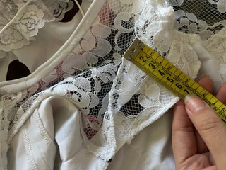 Traje Flamenca Lunares Blanco/Marrón/Rosa